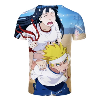 2021 Anime, Manga 3D Spausdinimo Gatvės Harajuku vyriški Ir moteriški Marškinėliai Drabužių, O-kaklo T-Shirt Negabaritinių Prarasti Palaidinukė - 
