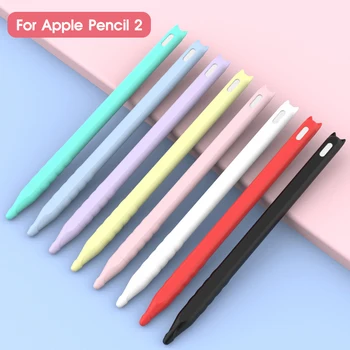 2021 Katė Modelio TPU Silicio Apsauginis Dėklas Dangtelio Laikiklio Dangtelį Apple Pieštuku 2 Priedai Anti-scratch Atveju Pieštuku 2 - 