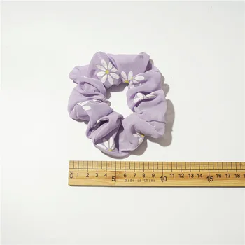 Rope Purple Series Girls Cloth Hair Accessories Elastic Rubber Band Chiffon - 