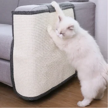 Cat Kitten Nulio Valdybos Trinkelėmis Sizalio Žaislas, skirtas audinio sofos Raštas Nagų Priežiūros Produktas Katės Vyriais Kojų Pagalvėlę su Nematoma Nagų - 