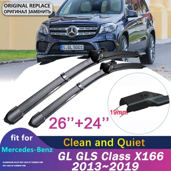 Priekiniai Valytuvai Mercedes-Benz GL GLS Klasės X166 2013~2019 Reikmenys, Auto Stiklo Valytuvai 2016 2017 2018 - 