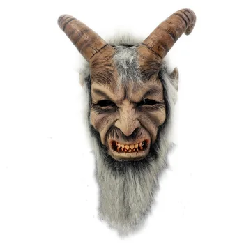 Suaugusiųjų Halloween Mask Siaubinga Kostiumų Priedai Demonas, Meistras Monstras Krampus Kaukės - 