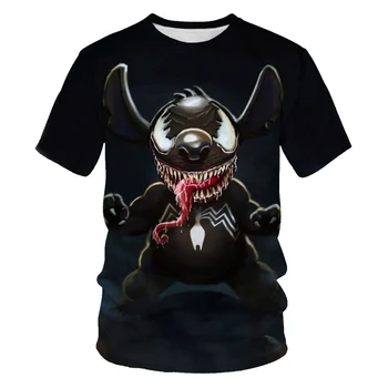 Vaikų vasaros naują 3DT marškinėliai Anime hip-hop ' o personažus, 3D skaitmeninis spausdinimas, T-marškinėliai Paauglių mados tendencijos topai marškinėliai - 