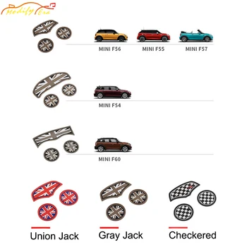Sąjungos Jack Automobilio Taurės Pagalvėlė Saugojimo Groove Miestelyje Auto Non-slip Pad Mat Mini Cooper klubo narys F54 F55 F56 F57 F60 Tautietis - 