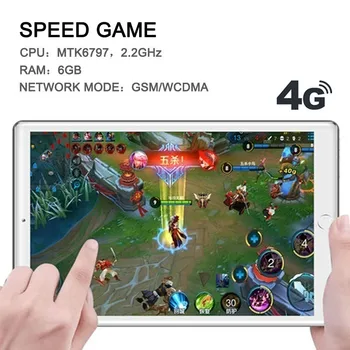 2021 Naują 10 Colių 6G + 128GB Atminties Android 9.0 Žaidimo, Mokymosi Tabletės Parama Dual Kortelės Dvejopo Laukimo WiFi Smart Tablet - 