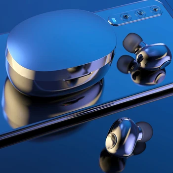 Belaidės Ausinės TWS Bluetooth 5.0 Mini Ausinių Stereo Bass LED Maitinimo Ekranas Triukšmo Panaikinimo Sporto Vandeniui ausis įkišamos Į Ausis - 