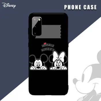 Disney Minniey pelės anime Telefono dėklas Tpu samsung galaxyA51 A10 A20 A52 A40 A50 A70 71 31 20 Pastaba ultra 8 9 10 dangtis - 