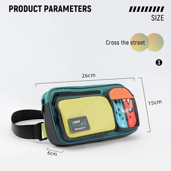 Pečių Maišą Nintendo Jungiklis Maišelį Nešiojamų Kelionių Vykdyti Crossbody Saugojimo Krepšys Nintend Jungiklis Krepšys Lite Konsole Dangtelis Dėklas - 