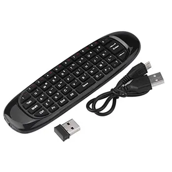 C120 Multi-Language 2.4 G Air Mouse Belaidė Klaviatūra Judesio Jutiklio IR Nuotolinio Mokymosi Kontrolės USB Imtuvas Smart TV BOX - 