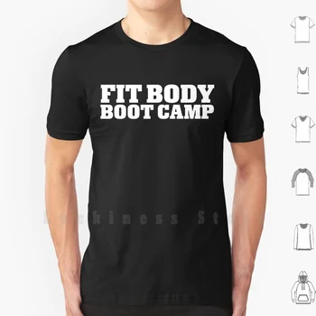 Tinka Kūno Boot Camp Sukrauti Logo ( Baltas ) Marškinėliai 