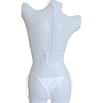 Didmeninė Ekstremalių String maudymosi kostiumėlį Brazilijos Moterų Mini Micro Seksualus maudymosi Kostiumėliai, Brazilija Užpakalis Mielas Mergaičių Plaukti Sekso Bikini DM009 - 