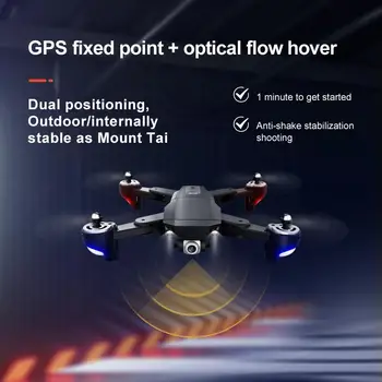 S604 PRO Drone GPS Wifi 5G 4K 6K Dual Didelės raiškos Kameros Sraigtasparnis FPV Profesinės aerofotografija Quadcopter Naujas - 