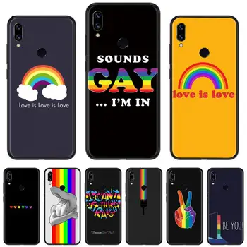 Gėjų, Lesbiečių LGBT Vaivorykštė Telefoną Atveju Xiaomi Redmi 7 8 9t a3 9se k20 mi8 max3 lite 9 pastaba 9s 10 pro - 