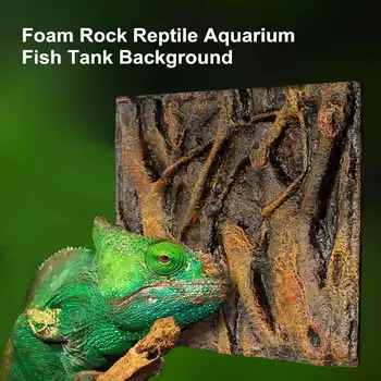 3D Putos Roko Akmens Akvariumo Fonas Valdybos Papuošalai Žuvų Bakas Valdybos Dekoro Didmeninė PU Odos Putų 60x45x3cm - 