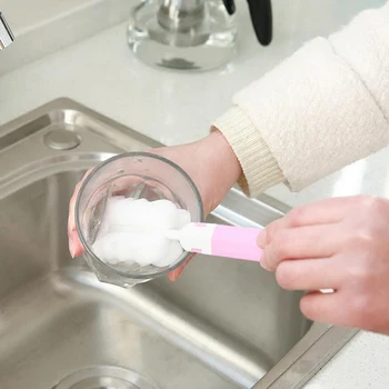 Sponge švaresnis šerti pieno butelių valymo šepetys Puodelis Valymo, Plovimo Šepečiai Virtuvės valymo Įrankis - 