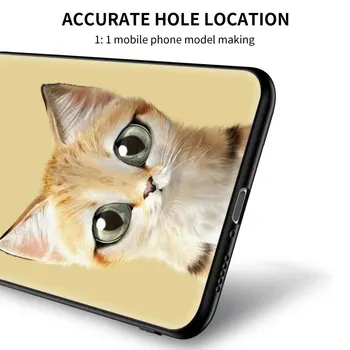 Katė Mielas Kačiukas, Minkštas Viršelis Xiaomi Mi Poco X3 NFC M3 F1 10T Pro 5G 10 Pastaba A2 8 Lite 9T CC9 CC9E Telefono dėklas TPU Apvalkalas - 
