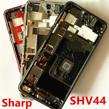 Naudoti originalus LCD ekranas SHARP AQUOS R3 SH-04L SHV44 808SH LCD jutiklinio ekrano skaitmeninis keitiklis Jutiklis Asamblėjos Rėmelį - 