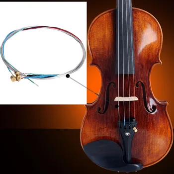 4pcs Pilnas Komplektas Smuiko Styga E-A-D-G Core Smuiku String Pakeisti 3/4 & 4/4 Smuikas naujų Muzikos instrumentų Dalys, Priedai - 