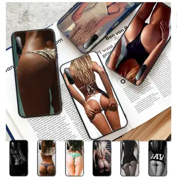 Popolar Sexy Ass Apatiniai, Bikini Moteris Gir Telefono Padengti Samsung Galaxy S9 S10 S20 S21 S30 Plus Ultra S10e S7 S8 - 