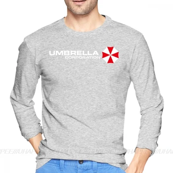 Punk Umbrella Korporacijos Marškinėlius Vyrų Naujųjų Metų Dovana Vyrams, ilgomis Rankovėmis Rudenį Užsakymą Didelis Dydis Pagal Marškinius - 