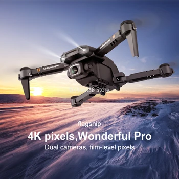 2021 NAUJŲ KARŠTO XT6 4K 1080P HD Mini Drone, WiFi Fpv Kameros, Oro Slėgio, Sulankstomas RC Quadcopter, Vaikas Drone Žaislą Dovanų - 