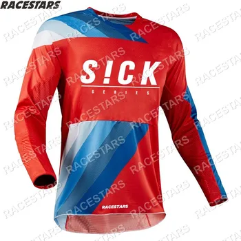 SERGA Motokroso DH Dviratį Kalnų Marškinėliai Enduro MTB Megztiniai Dviračių Džersis Dviračių Dėvėti Maillot Ciclismo Hombre Camiseta Pakalnę - 
