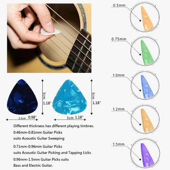 2021 Nauja Universali Gitara Kirtikliai Dervos Pelėsių Silikono Gitara Plectrums Dervos Lieti Pelėsių 2020 tendencija - 