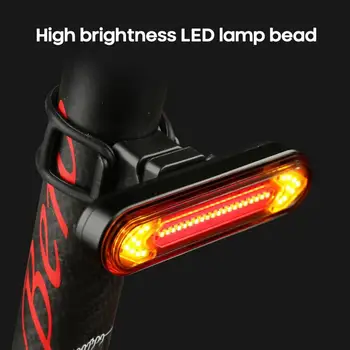 Belaidis Nuotolinio Valdymo Dviračių Uodegos Šviesos USB Įkraunamas LED Dviračio Galinis Žibintas Posūkio Signalo Lemputė Rainproof Naktį Jojimo Saugos - 