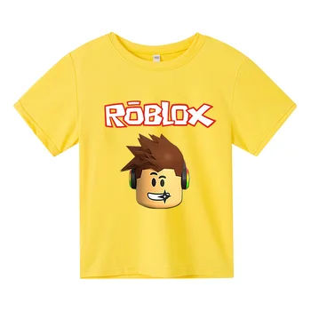 2021 Vasaros Vaikų Robxing Vaikų marškinėliai Vaikų Laisvalaikio T-shirt Berniukų, Mergaičių Žaidimai, Sporto Grynos Medvilnės marškinėliai Drabužių - 