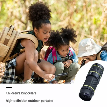10X22 Mini Pocket Monokuliariniai Teleskopas Zoom Optinis Žiūronai Vaikams, Žaislai Mažų Kišeninių HD Teleskopas Berniukų, Mergaičių Žaislas Dovanos - 