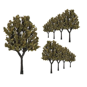 HO N Masto Imitavimo Modelį Medžio 3-9cm Architektūros Pastatas, Geležinkelio Traukinių Kraštovaizdžio Išdėstymas - 