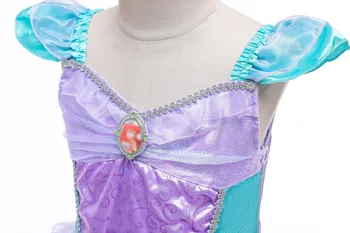 Undinėlė Ariel Princesė Mergina Dress Cosplay Kostiumai Vaikams Kūdikių Ariel Išgalvotas Suknelės Vaikų Karnavalas, Gimtadienis Drabužiai - 