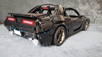 2021 NAUJŲ Technologijų kūrimo bloką ss-39560 Dodge Challenger SRT ragana superautomobilį lenktynių asamblėjos žaislas berniukui gimtadienio dovana - 