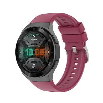 8Types Tinka Huawei Žiūrėti GT2e Silikono Įvairių spalvų Diržas Metalo Sagtimi Žiūrėti Juosta Smart Watch Priedai Sagtis Dirželiai - 