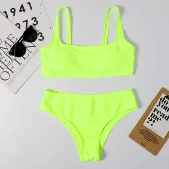 Seksualus Bikini 2021 M. Maudymosi Kostiumėliai Moterims Biquini Push Up Bikini Komplektas Plaukimo Maudymosi Kostiumėlį, Maudymosi Kostiumas, Paplūdimio Maillot De Bain Femme - 