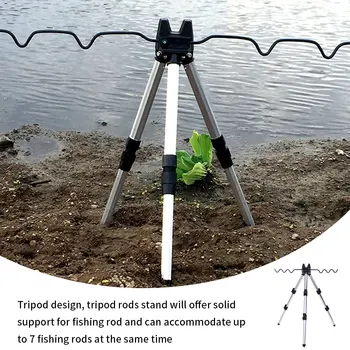 Naujas Sulankstomas Automatinė Teleskopinis 33cm-62cm Žvejybos Polių Spręsti BracketAluminum Lydinio Žvejybos Laikiklis Laikiklis Žuvų Spręsti - 