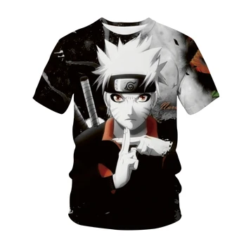 Naujas 3D Print T-shirts Populiarus Anime Harajuku Streetwear Vyrai Moterys Mados Negabaritinių Marškinėliai HipHop Tees Viršūnes Vyrų Marškinėlius Drabužiai - 