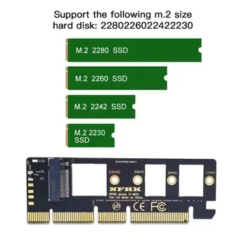 X1 X4 X16 NVMe PCIe M. 2 NGFF SSD Į PCIe X1 Adapter PCIe X1 M. 2 Kortelė, Laikiklis, 2230 2240 2260 2280 SSD M2 - 