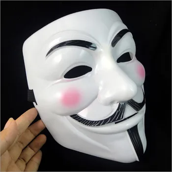 Anonimas Steampunk Siaubas, Baisu Cosplay Helovinas Kaukės veidui Šalies Helovinas Masque V Vendetta Rekvizitai Daugkartinio naudojimo - 