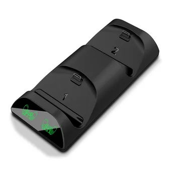 SEK PS4 USB LED Dual Controller Kroviklis Greito Krovimo Doko Stotis Stovėti 