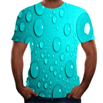 2020 metų Vasaros trimatis 3D išmaišykite T-shirt Vyrai Moterys Mados 3D Marškinėliai trumpomis Rankovėmis Harajuku Hip-Hop Mielas Marškinėlius - 