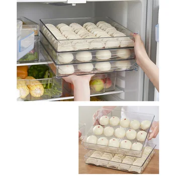 Šaldytuvas Laikymo Dėžutė Skaidri Didina Akrilo Fresh Box Aukštos kokybės Šaldytuvo Laikymas Šiukšlių Konteineriai, Sandėliukas Šaldiklis - 