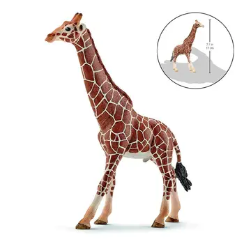 1PCS 6.7 colių/17cm Moterų Afrikoje Žirafa Laukinis Gyvenimas Figūrėlės Žaislas PVC Modelis figūrėlių Kolekcija Žaislai, Nauji Vaikai Dovanų 14750 - 