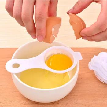 Plastikinių Kiaušinių Separatorius Balta Trynys Sijojimo Namų Virtuvėje Kepimo Virėja, Valgomasis, Maisto Gaminimo Įtaisą Buitinių Kiaušinių Daliklis Virtuvės Įrankiai - 