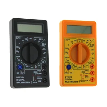 DT-830D Mini Pocket Skaitmeninis Multimetras 1999 Skaičiuoja AC/DC Volt Amp Ohm Diodų hFE Tęstinumą Testeris Ammeter Voltmeter Ohmmeter - 
