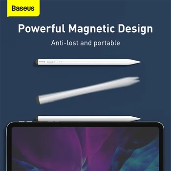 Baseus Stylus Pen For iPad Pro 12.9 11 Oro Mini 2020 2021 Tablet Jutiklinio Ekrano Rašikliu, Pieštuku 