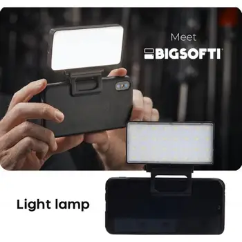 Nešiojamų Telefono Nuotrauka Užpildyti Šviesos Selfie Flash Lempa Įrašą LED Šviesos 