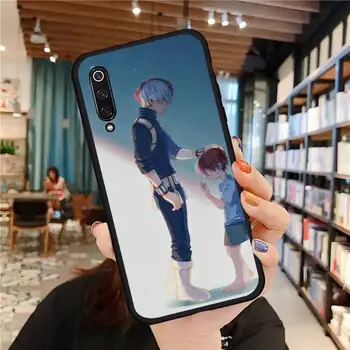 Anime mano herojus akademinės bendruomenės Shoto deku Telefoną Atveju Xiaomi Redmi 7 9t 9se k20 mi8 max3 lite 9 8 pastaba 9s 10 pro dangtelį - 