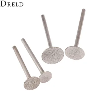 DRELD 4Pcs Dremel Accesories 3mmShank Diamond Montuojamas Taško Šlifavimo Galvos Akmens Jade, Poliravimas, Graviravimas Įrankiai - 