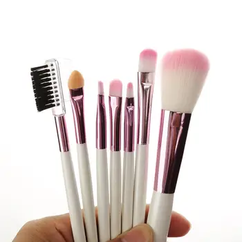 7 Vnt/Set Foundation Powder Blush Eyeshadow Lūpų Teptukus Kosmetikos Makiažas Įrankis кисти для макияжа - 